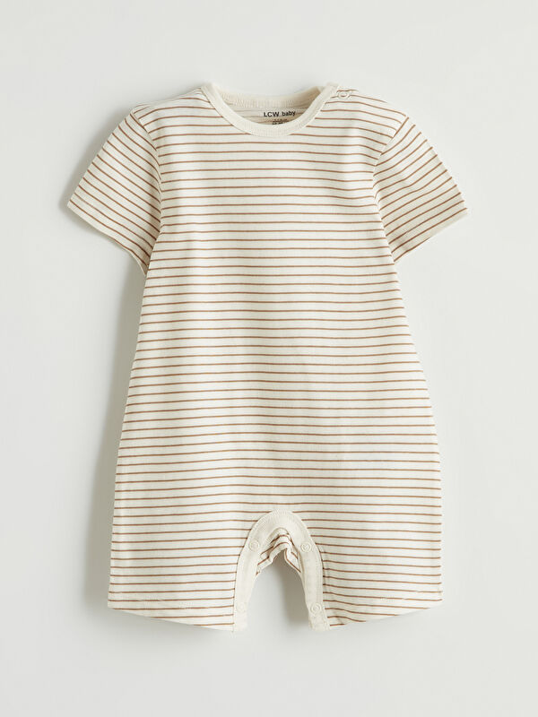LCW baby Baskılı Pamuklu Erkek Bebek Tulum