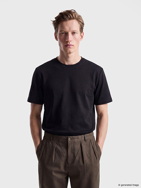 LCWAIKIKI Classic Loose Fit Basic Dry Touch Tişört