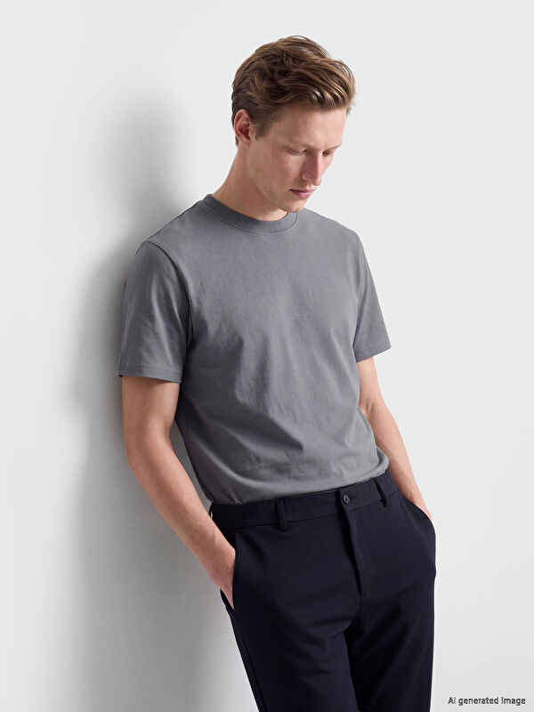 LCWAIKIKI Classic Loose Fit Basic Dry Touch T-Shirt