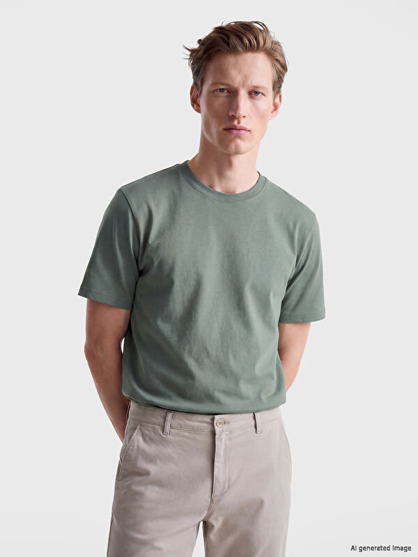 LCWAIKIKI Classic Loose Fit Basic Dry Touch Tişört