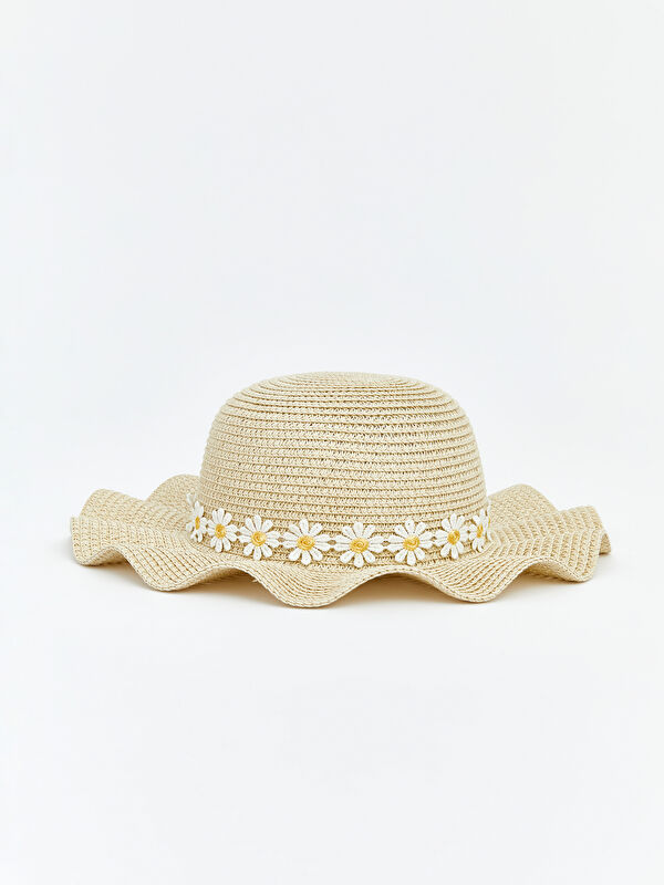 LCW ACCESSORIES Floral Girls' Straw Hat