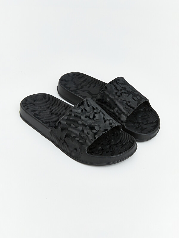 LCW STEPS Desenli Erkek Terlik