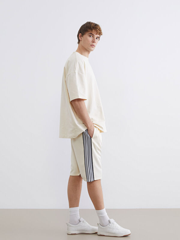 XSIDE Loose Fit Striped Men's Shorts