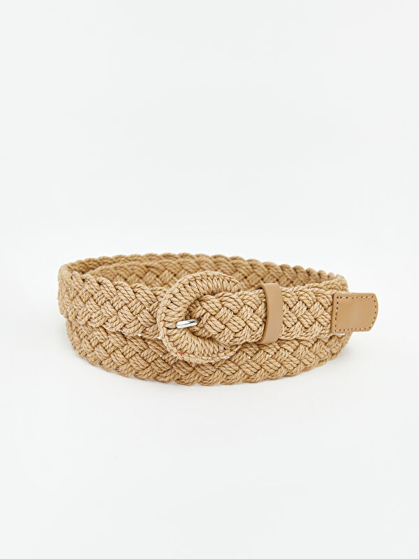 LCW ACCESSORIES Rattan Knit Women's Belt