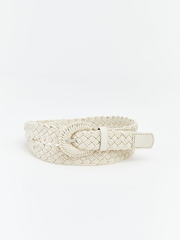 LCW ACCESSORIES Rattan Knit Women's Belt