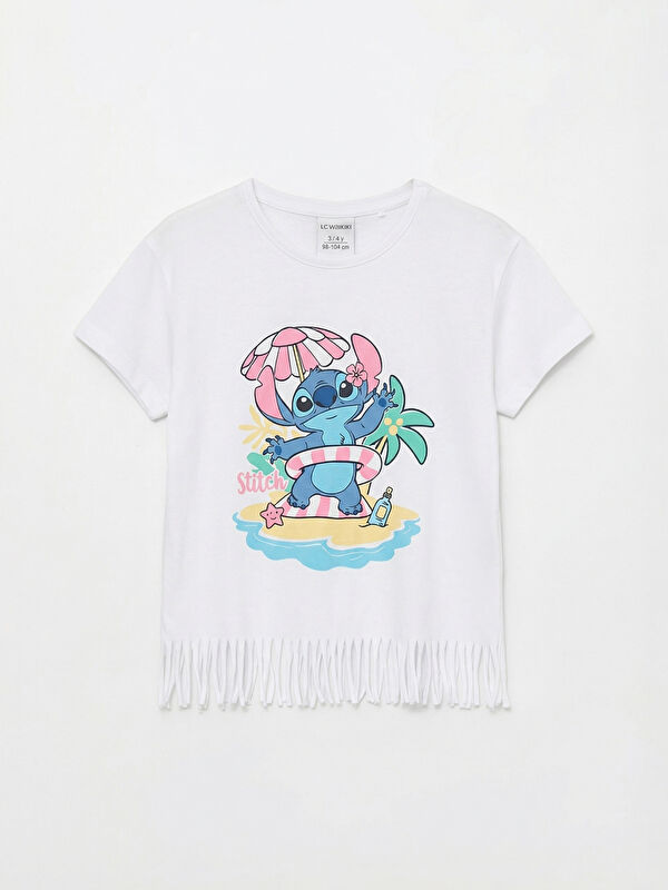 LCW Kids Stitch Printed Baby Girls' T-Shirt