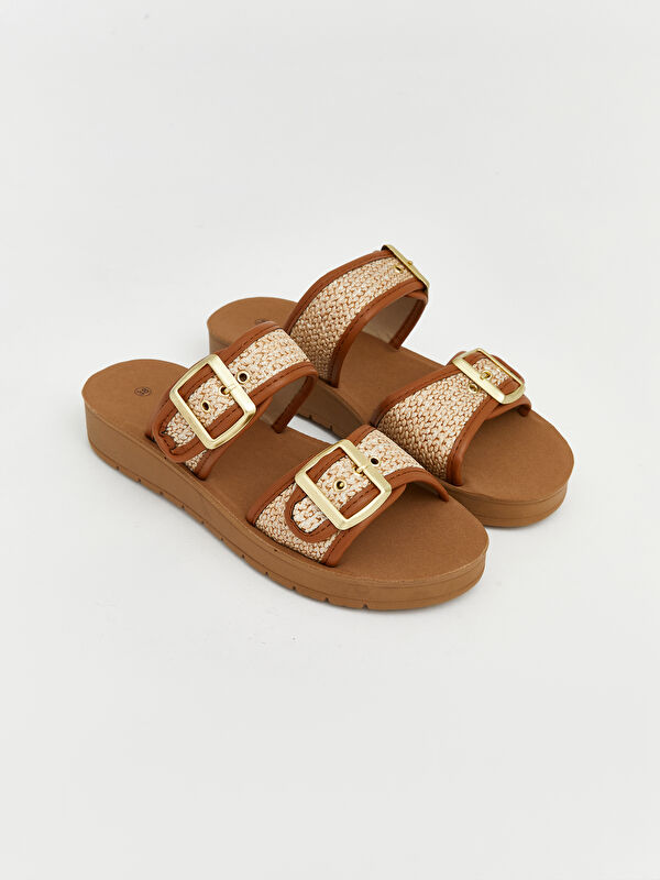 Lcw Steps Siyah Lcw Steps Çift Bantlı Kadın Terlik