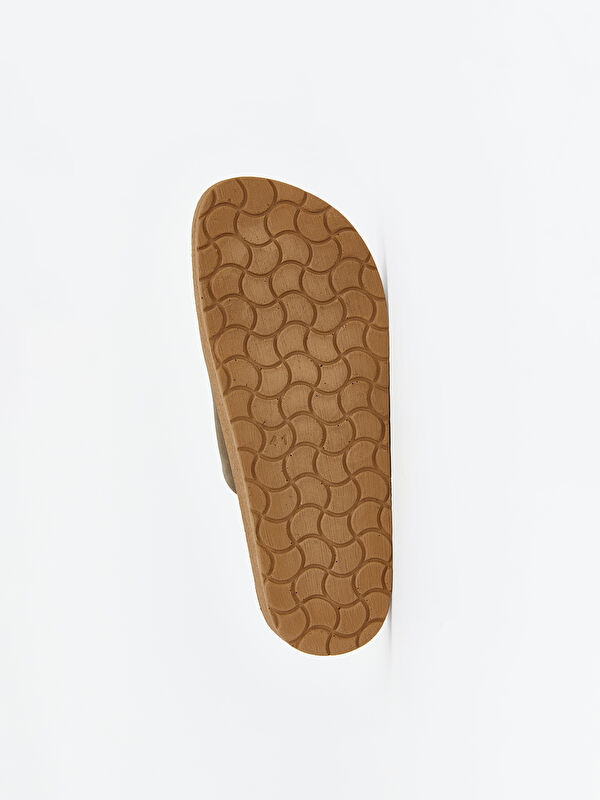 Lcw Steps Kahverengi Lcw Steps Çift Tokalı Erkek Terlik