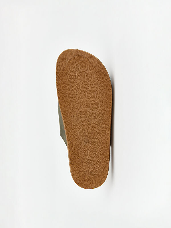 Lcw Steps Kahverengi Lcw Steps Çift Tokalı Erkek Terlik