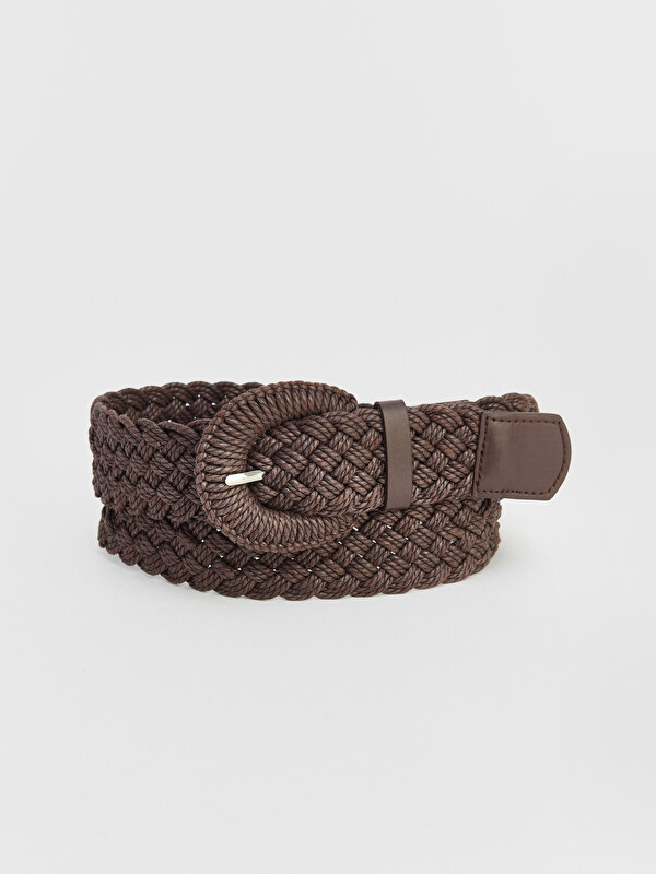LCW ACCESSORIES Straw Woven Women's Belt
