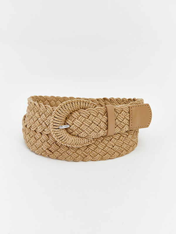 LCW ACCESSORIES Rattan Knit Women's Belt