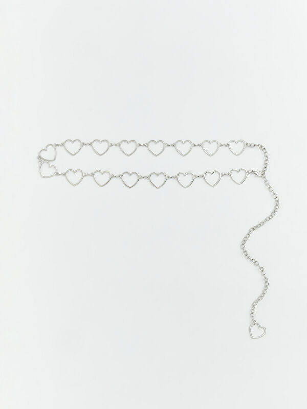 LCW ACCESSORIES Heart Pattern Women's Chain Belt