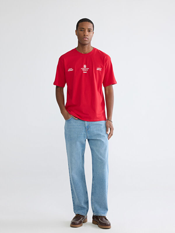 LCW Jeans 745 سروال جينز واسع للرجال