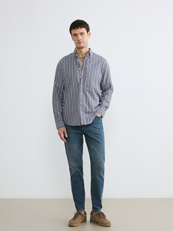 LCW Jeans 710 თავისუფალი მოყვანილობის მამაკაცის ჯინსი