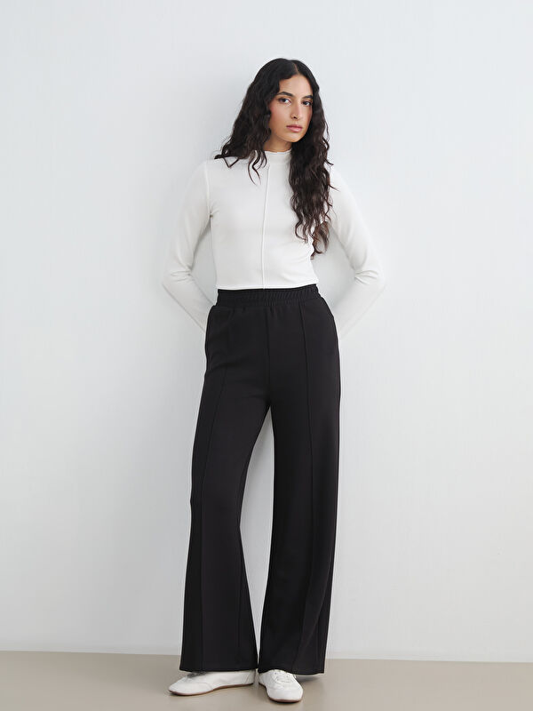 LCW Modest Beli Lastikli Soft Touch Kadın Eşofman Altı