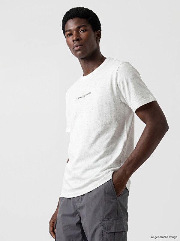 XSIDE Crew Neck Printed Jersey Men's T-Shirt