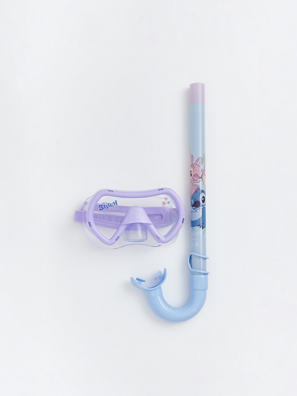 LCW JOY Stitch Printed Kids' Snorkel Set
