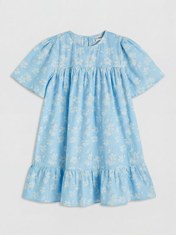 LCW Kids Floral Girls' Poplin Dress
