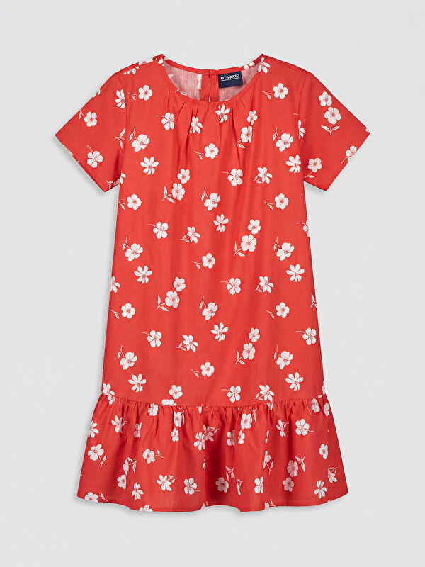LCW Kids Floral Girls' Poplin Dress