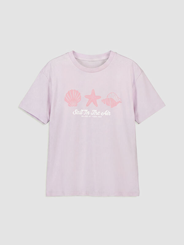 LCW Kids Girl LILAC T-Shirt