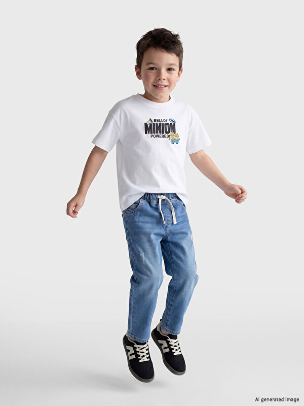 LCW Kids Minions Baskılı Erkek Çocuk Tişört