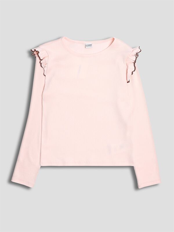 LCW Kids Ribbed Girls' T-Shirt