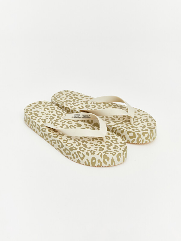 LCW STEPS Leopard Print Women's Sliders