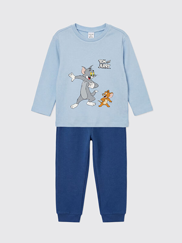 LCW baby T-shirt et pantalon de survêtement imprimés Tom & Jerry pour bébé garçon