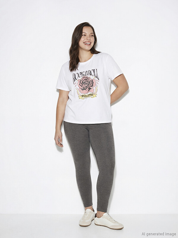 LCW ECO Leggings Gris Femme