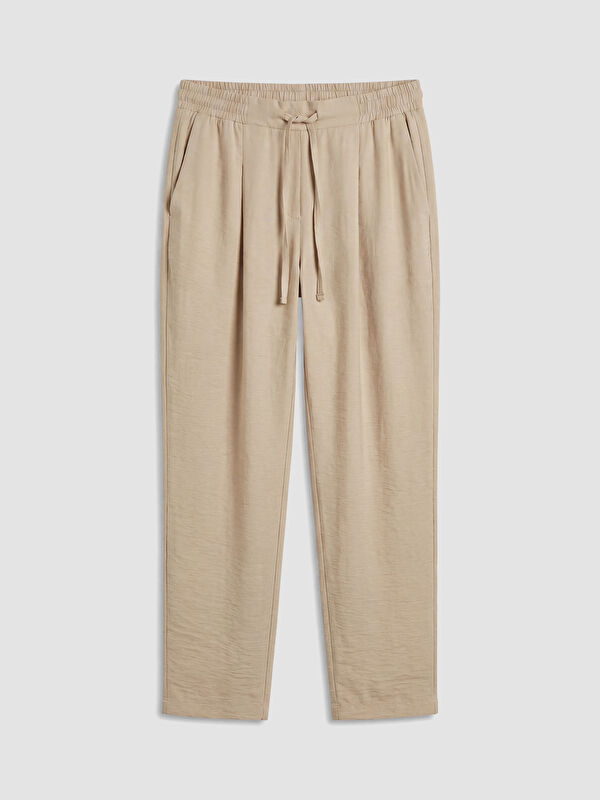 LCW ECO Elastic Waist Regular Fit Women's Trousers