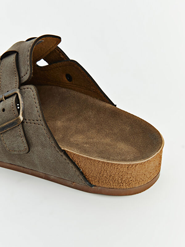 Lcw Steps Antrasit Lcw Steps Süet Görünümlü Kadın Ev Terliği