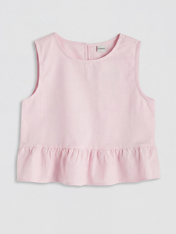 LCW Kids Fırfırlı Kız Çocuk Bluz
