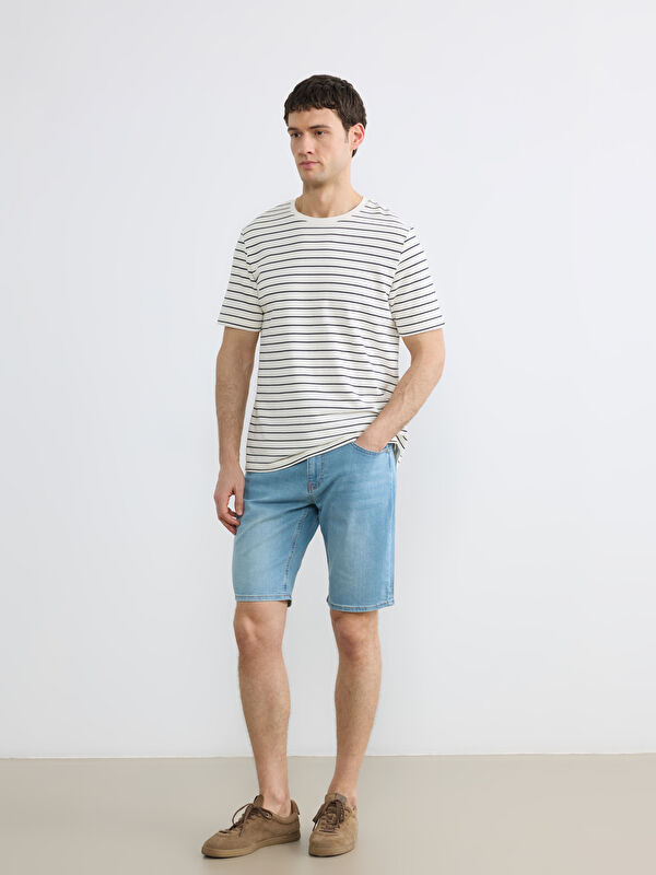 LCW Jeans Slim Fit Erkek Jean Şort