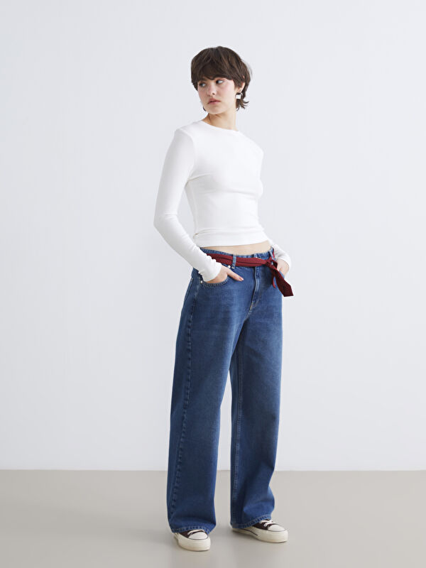 XSIDE Wideleg Kadın Jean Pantolon	