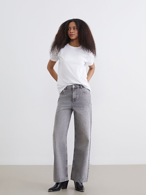 XSIDE Wideleg Kadın Jean Pantolon	