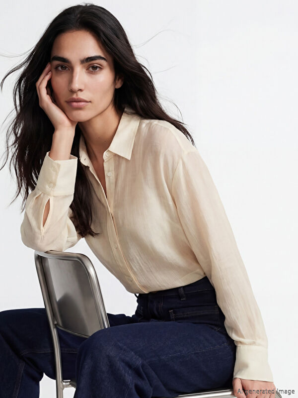 LCW Vision Oversize Women's Shirt