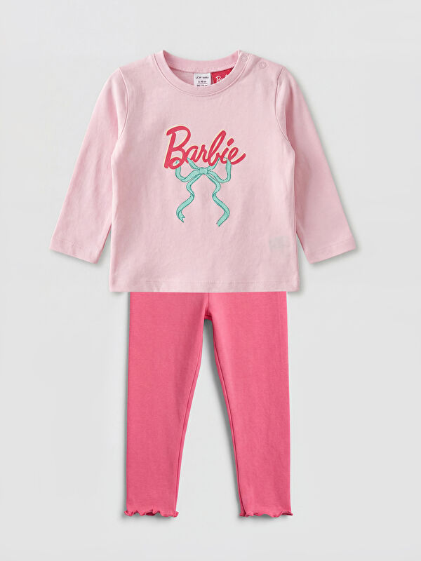 LCW baby Barbie Printed Baby Girls' Set