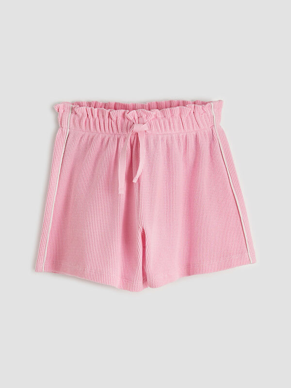 LCW Kids Elastic Waist Girls' Shorts