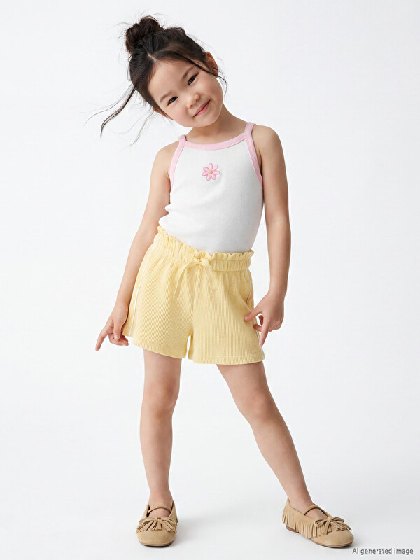 LCW Kids Shorts mit elastischem Bund für Mädchen
