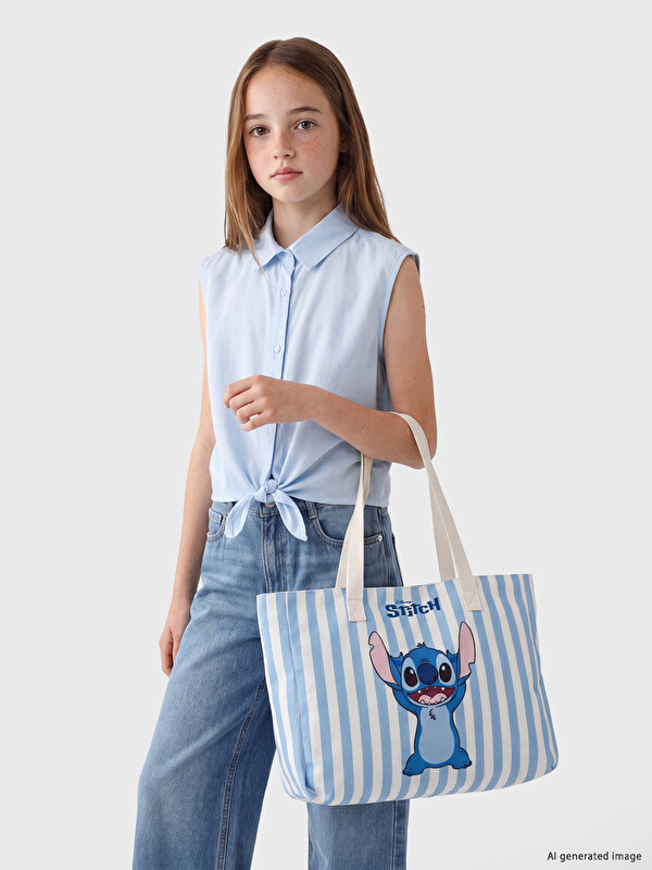LCW ACCESSORIES Τσάντα ώμου Stitch με κέντημα για κορίτσια