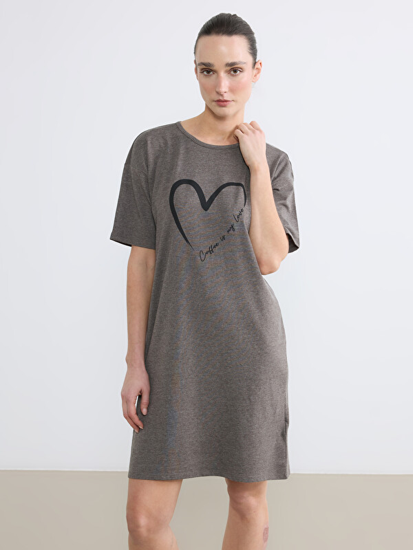 LCW ECO Woman Grey Dress