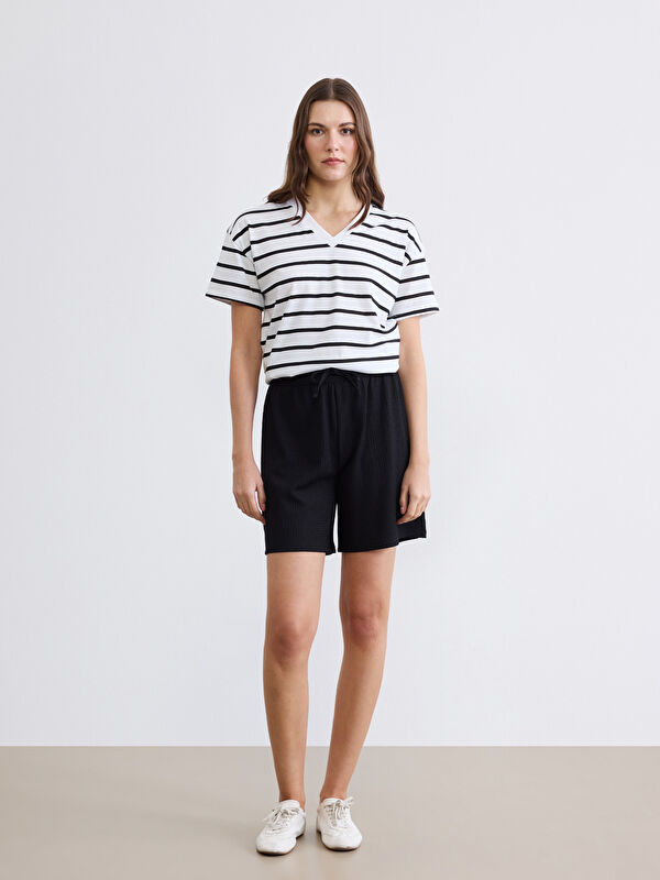 LCW Comfort Woman BLACK Shorts
