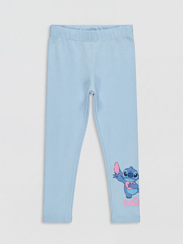 LCW Kids Lilo & Stitch Printed Girls' Leggings