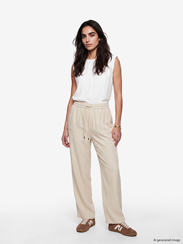 LCW Jeans Elastic Waist Carrot Fit Women's Jeans