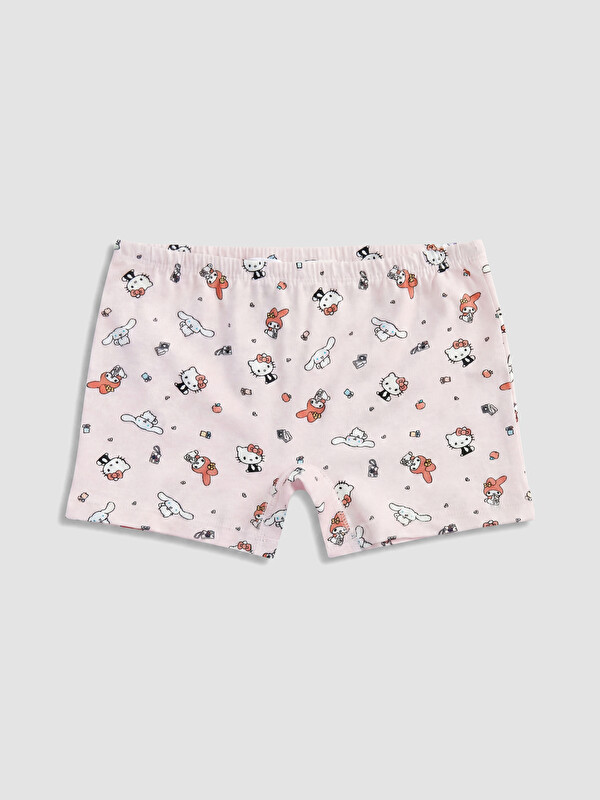 LCW Kids Hello Kitty Baskılı Kız Çocuk Boxer