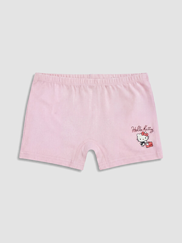 LCW Kids Hello Kitty Baskılı Kız Çocuk Boxer