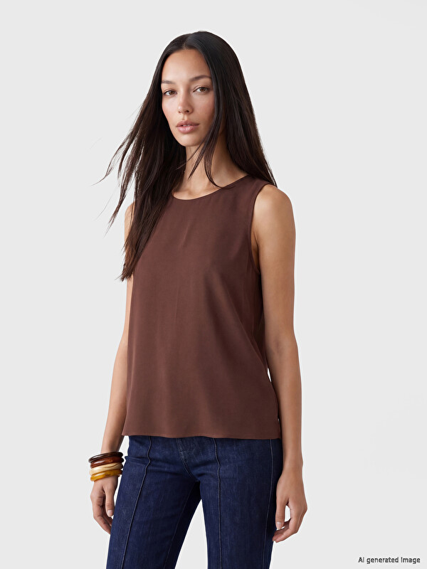 LCW ECO Woman Brown Blouse
