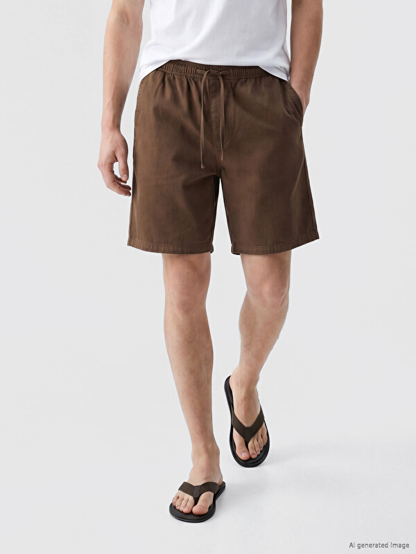 XSIDE Regular Fit Gabardine Men's Shorts