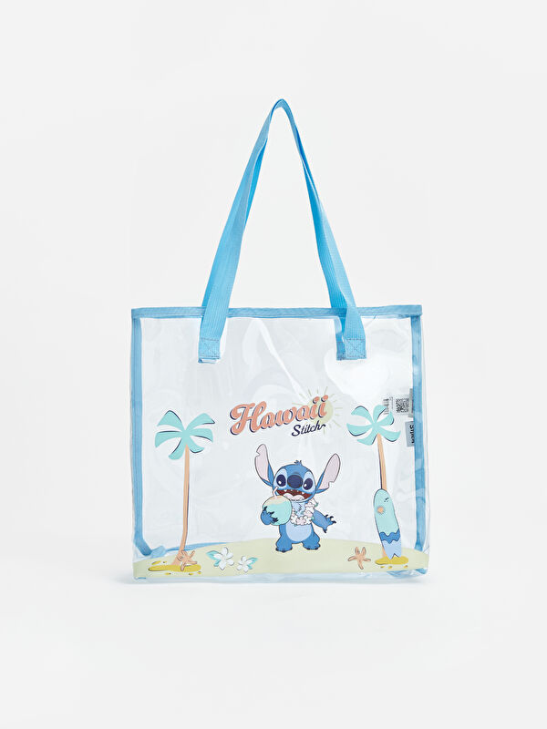 LCW ACCESSORIES Stitch Baskılı Kız Çocuk Plaj Çantası