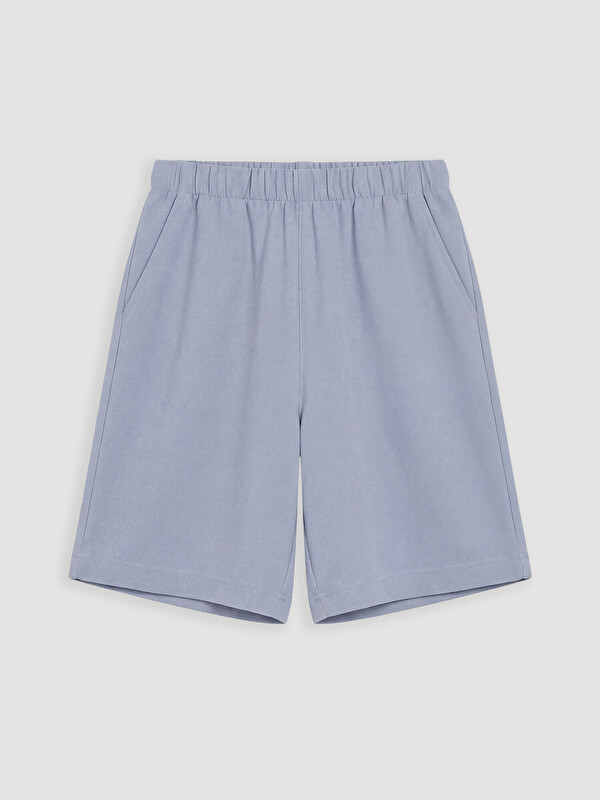 LCW Kids Beli Lastikli Regular Fit Kız Çocuk Şort